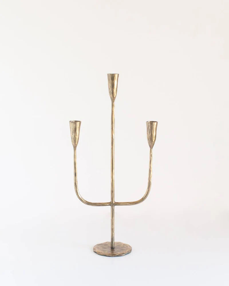 Hand Forged Iron Candelabras
