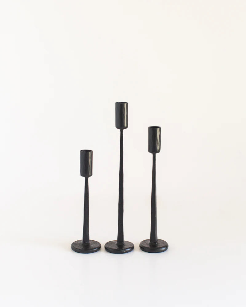Dante Hand Forged Iron Candlestands