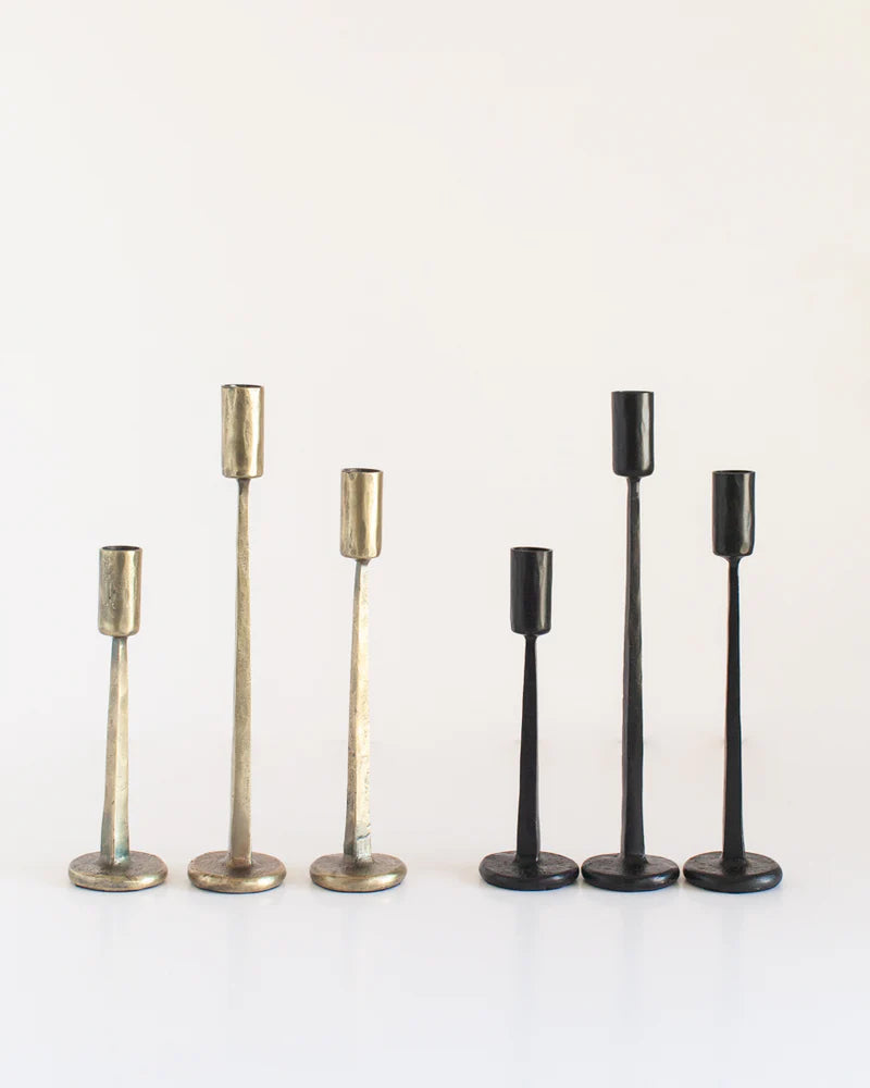 Dante Hand Forged Iron Candlestands