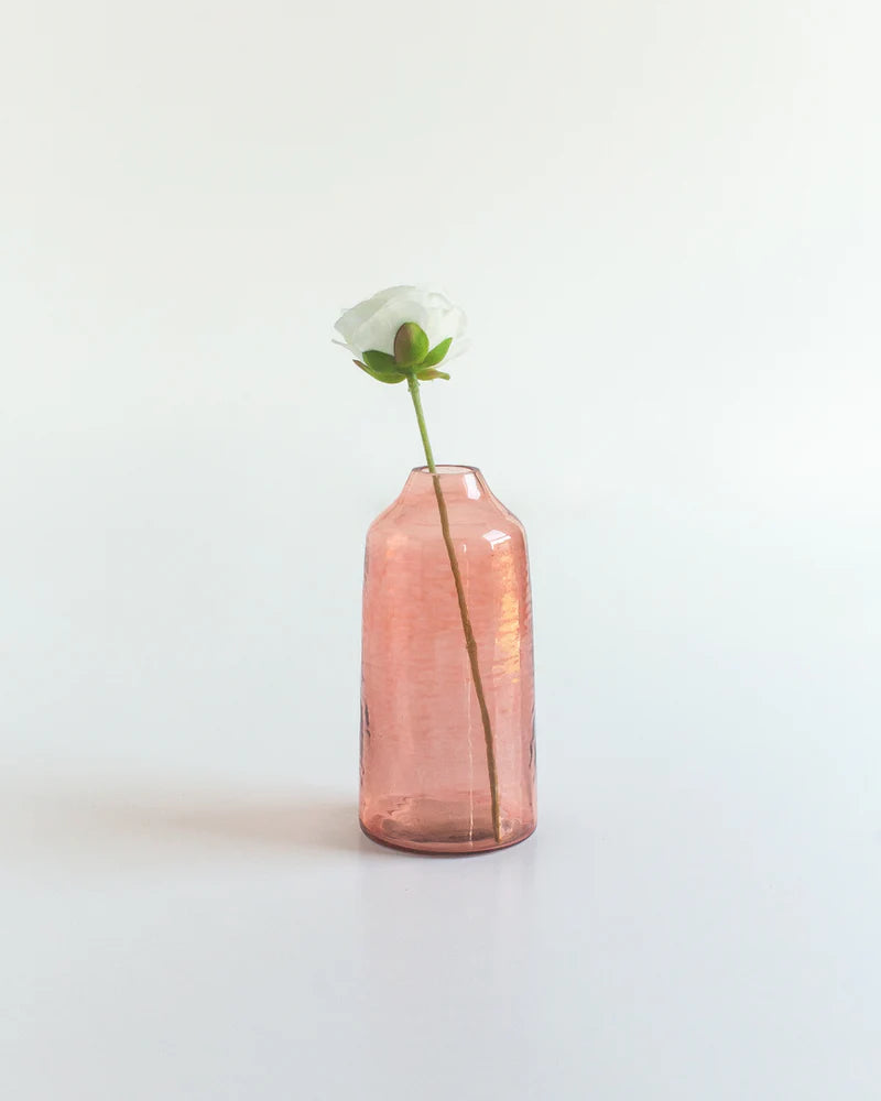 Siena Handblown Hammered Bud Vase