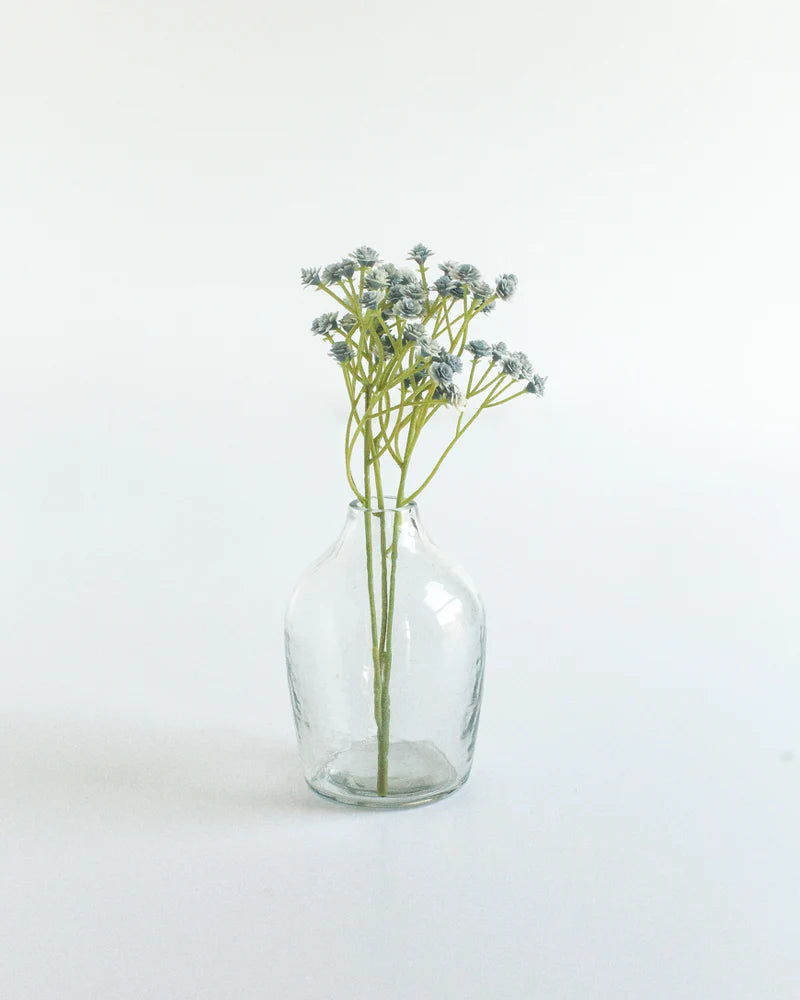 Haley Handblown Hammered Bud Vase