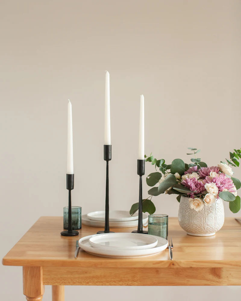 Dante Hand Forged Iron Candlestands